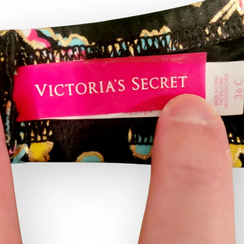 Victoria's Secret Y2K 36C Push-up Bandeau Swim Top